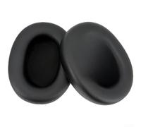 Cuscinetti auricolari in morbida pelle proteica per JBL Tour One per m3, cuscinetti in memory foam ad alta densità, per migliorare il suono e il comfort, design semplice, nero (nero)