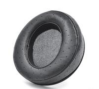 Cuscinetti auricolari in pelle per cuffie Samson SR850 e SR950, morbidi cuscinetti di ricambio in pelle di capra, non perforati per il massimo comfort (fori)