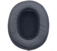 Cuscinetti auricolari in pelle proteica con memory foam, compatibili con SKULLCANDY Crusher 3.0 Wireless & HESH3, traspiranti, 90 x 70 mm, nero (A)