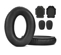 Cuscinetti auricolari in pelle proteica cuscinetti auricolari copre paraorecchie in memory foam con microfono per cuffie aeronautiche A10