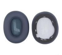 Cuscinetti auricolari in pelle proteica per cuffie Jbl Live 770nc, ricambio per cuffie Jbl Live 770nc, vestibilità aderente, materiale traspirante, lunga durata, colore grigio, due pezzi (blu)