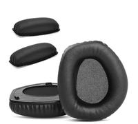 Cuscinetti auricolari in pelle proteica RS165 RS175 di ricambio compatibili con cuffie wireless Sennheiser HDR165 HDR175 in memory foam