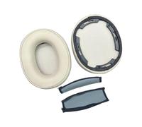 Cuscinetti auricolari in pelle PU con imbottitura in memory foam per cuffie SR50BT Protezione per fascia rimovibile Protezione opzionale traspirante per fascia