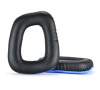 Cuscinetti auricolari in PU per Logitech G35 G930 G430 F450 G331 G231 G431 G432 Black+Blue
