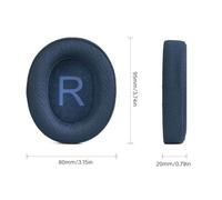 Cuscinetti auricolari in rete per cuffie HT2 / HT 2 per l ' ascolto | Interno in memory foam, design del telaio a clip, supporto per l ' usura routine