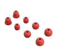Cuscinetti auricolari in silicone per auricolari Beats Flex di ricambio per Beats X/per Powerbeats Pro, isolamento acustico, tappo di copertura (rosso)