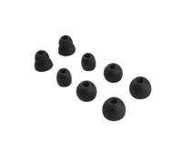 Cuscinetti auricolari in silicone per auricolari Beats Flex di ricambio per Beats X/per Powerbeats Pro, isolamento acustico, tappo di copertura (nero)