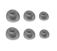Cuscinetti auricolari in silicone per auricolari JBL Live PRO2/Free2, 3 paia (S/M/L) riutilizzabili e lavabili, accessori per cuffie Bluetooth (argento)