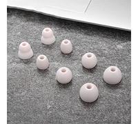 Cuscinetti auricolari in silicone per Beats Flex per Beats X/Powerbeats Pro, con montaggio sul collo, antiscivolo, per evitare che cadano (bianco)
