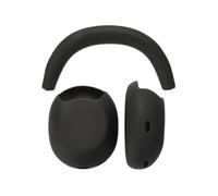Cuscinetti auricolari in silicone per cuffie S0NY WH-1000X Series, custodia protettiva antiurto antiscivolo resistente all'usura, set da due pezzi, nero