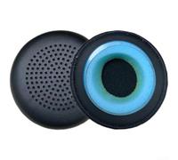 Cuscinetti Auricolari in Similpelle per C5200 C5210 C7225 4320 - Ricambio Morbido Memory Foam Accessorio Cuffia Nero (B)