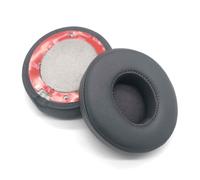 Cuscinetti auricolari in tessuto traspirante per Beats Solo2 e 3, cuscinetti auricolari di ricambio con memory foam e pelle proteica, copriauricolari
