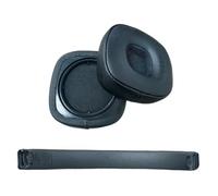 Cuscinetti auricolari morbidi cuscinetti comodi paraorecchie fascia cuscino per 5 cuffie da gioco di ricambio per cuffie