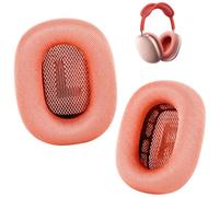 Cuscinetti auricolari per cuffie AirPods Max, in rete, compatibili con Apple AirPods Max, con strato in silicone, magnete, memory foam e isolamento acustico (rosa)
