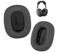 Cuscinetti auricolari per cuffie AirPods Max, in rete, compatibili con Apple AirPods Max, con strato in silicone, magnete, memory foam e isolamento acustico (grigio spaziale)