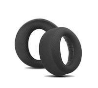Cuscinetti auricolari per cuffie, compatibili con Sony PS5 e PlayStation PULSE, tessuto, nero