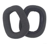 Cuscinetti auricolari per cuffie Logitech Zone Vibe 100, in spugna di velluto, per isolamento acustico, colore: nero