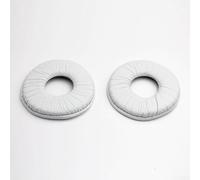 Cuscinetti auricolari per cuffie Sony MDR-ZX110AP ZX300 ZX310, cuscinetti in memory foam extra spessi con pelle proteica, 70 mm, cuscinetti di ricambio neri (bianco)