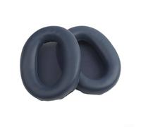 Cuscinetti auricolari per cuffie Sony WH-CH720N in morbida pelle proteica, cuscinetti in schiuma ad alta densità, facili da installare, coppia nera (blu SKU 26B22)