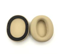 Cuscinetti auricolari per EDIFIER W820NB, cuscinetti in pelle e spugna di alta qualità, comodi copriorecchie di ricambio per cuffie (Cachi)