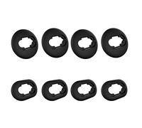 Cuscinetti auricolari per Samsung Galaxy Buds Live 2020 (DSM-R180), in morbido silicone, antiscivolo, set di adattatori di ricambio, 8 paia (nero)