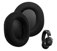 Cuscinetti auricolari per SteelSeries Arctis 3 5 7 9 1 7P 9X Pro Prime Nova 7 Wireless Cuffie da Gioco Sostituzione Schiuma Cuscino con Schiuma di isolamento acustico Mesh traspirante (nero)