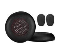 Cuscinetti auricolari ricambio per cuffie Poly 4310/4320 / UC2 Cuscinetti auricolari Copri paraorecchie con microfono Cuscinetti in pelle proteica