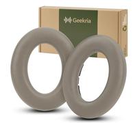 Cuscinetti auricolari sostitutivi comfort Geekria compatibili con Sennheiser Accentum, Accentum Plus Wireless, pad per cuffie, cuscinetti per headset, coperture delle coppe (Taupe)