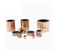 cuscinetti autolubrificanti con manicotto in otton 5PCS Diametro interno 14 15 16 17mm SF-1 Cuscinetto autolubrificante Boccola senza olio Altezza manica 10-25mm(18x16x10mm)