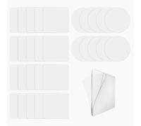 Cuscinetti Biadesivi Quadrati Da 20 Pezzi, Cuscinetti Biadesivi Rotondi Da 10 Pezzi, Nastro Biadesivo Trasparente, Nastro Adesivo Senza Traccia, Nastro Adesivo Riutilizzabile