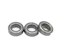 Cuscinetti, Bimetallo Seal Shield Micro cuscinetto a gola profonda 4 pezzi 6800ZZ 10x19x5mm Cuscinetto a sfere for albero radiale Scudo metallico a a