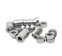Cuscinetti, Bimetallo Sigillo Scudo Micro Cuscinetto a Gola Profonda 10 Pezzi MR84ZZ 4 * 8 3mm ABEC-1 Cuscinetti a Sfere a in Miniatura Parti for Stampanti 3D Compatibilità Versatile