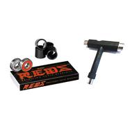 Cuscinetti Bones Cuscinetti Reds (confezione da 8 con distanziatori, rondelle e strumento a T)