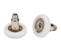 Cuscinetti Box Doccia VR - Kit 2 Pezzi Made in Italy di Rotelle a Sfera di Ricambio in Acciaio Ruote Box Doccia per Porte a Scorrimento AJB-22-19 (EC-3308)