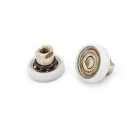 Cuscinetti box doccia VR - Kit 2 PEZZI Ricambio Rotelle Box Doccia Diam. 19 snodo con OR (Albatros)