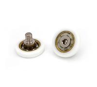 Cuscinetti Box Doccia VR - Kit 2 Pezzi Rotelle a Sfera di Ricambio per Ante Doccia a Scorrimento diametro 25 mm Cesana