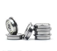 Cuscinetti, BRDI04228 Cuscinetti 50 Pz/lotto F634ZZ Cuscinetto a sfere a gola profonda flangiato F634-2Z 4x16x5 Cuscinetti a sfere con flangia schermata in miniatura 4x16x5 mm(ABEC-1)