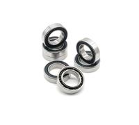 Cuscinetti ceramici ibridi da 2 pezzi | 6800 6802 6803 6805 6806 6901 6902 15267 16287 17287 18307 24377 2RS (ABEC-9) Cuscinetti for biciclette(17287RS CB 17x28x7mm)