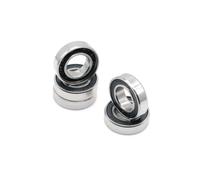 Cuscinetti ceramici ibridi da 2 pezzi | 6800 6802 6803 6805 6806 6901 6902 15267 16287 17287 18307 24377 2RS (ABEC-9) Cuscinetti for biciclette(6800RS CB 10x19x5mm)