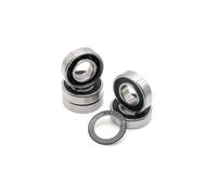 Cuscinetti ceramici ibridi da 2 pezzi | 6800 6802 6803 6805 6806 6901 6902 15267 16287 17287 18307 24377 2RS (ABEC-9) Cuscinetti for biciclette(6900RS CB 10x22x6mm)
