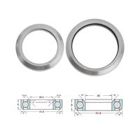 Cuscinetti Cuffie Bici per Ridley Noah 30 5x41 8x8mm Colore Argento 2pz/Set