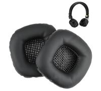 Cuscinetti Cuffie di Ricambio Compatibili con Marshall Major II, Major I e marshall major 4,Auricolari in Spugna e Pell PU per un Comfort Ottimale (1 Paio, Nero)