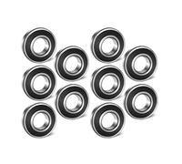 Cuscinetti, Cuscinetto a sfere a gola profonda 1-10 pezzi 604 605 606 607 608 609-2RS 2rs Rs 8 x 22 7 a a sigillato in gomma in miniatura for scooter 3D,Elevata capacità di carico(10pcs 604-2RS)