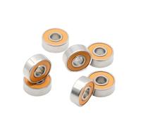 Cuscinetti, Cuscinetto bimetallico con scudo microcuscinetto a gola profonda 1 pz SMR95-2RS 5X9X3mm ceramico ibrido senza grasso Tornitura rapida