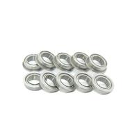 Cuscinetti, Cuscinetto flangiato MF105ZZ 5x10x4 mm 20/50/100PCS ABEC-3 Cuscinetti a sfere flangiati MF105 Z ZZ in miniatura,Elevata capacità di carico(40pcs)