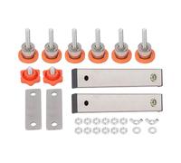 Cuscinetti del piede per taglio in acciaio inossibile non slip pvc di supporto pieghevole set 6 gambe per le prestazioni della macchina taglio stabile