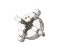 Cuscinetti del tornio, Mandrino for tornio Mandrino for tornio a 3/4 griffe Autocentrante Mandrino for tornio fai-da-te Legno 50mm 65mm 80mm Mini Mandrino Pinza for tornio Accessorio(75mm 4jaw Power)