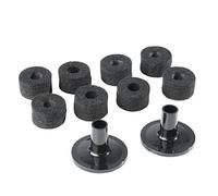 Cuscinetti di feltrina in feltro cuscinetto set di cuscinetti per cymbal in feltro ricambio non slip protettivo accessori per batterini per batteristi e percussionisti da 8 pcs