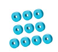 Cuscinetti di montaggio per cerniere senza trapano I distanziatori antiscivolo migliorano la durata della porta dell'armadio e la distribuzione del peso Cerniere di regolazione del foro