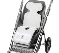 Cuscinetti di raffreddamento ricaricabili per passeggino con doppio ventilatore, cuscino di raffreddamento a batteria da 10000 mAh, max 10 ore di raffreddamento, 3 velocità, fodera per seggiolino auto
